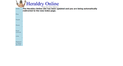 Desktop Screenshot of heraldry-online.org.uk
