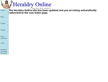 Tablet Screenshot of heraldry-online.org.uk